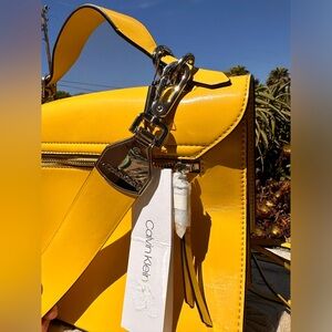 Yellow purse new never used